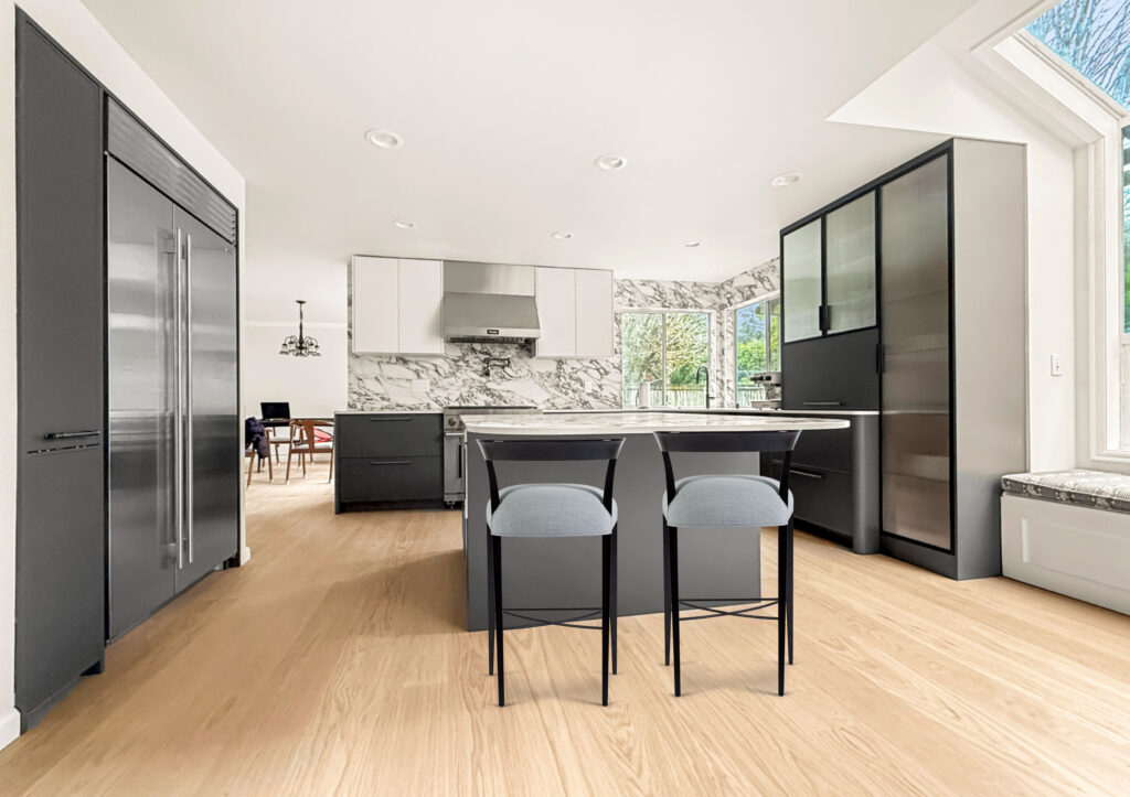 European kitchen cabinets in Bellevue