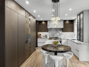 This dream kitchen is available in all colours from Eco German Kitchens