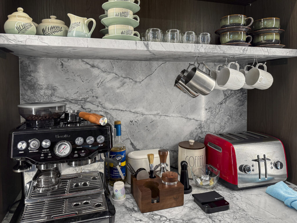 This dream kitchen is available in all colours from Eco German Kitchens